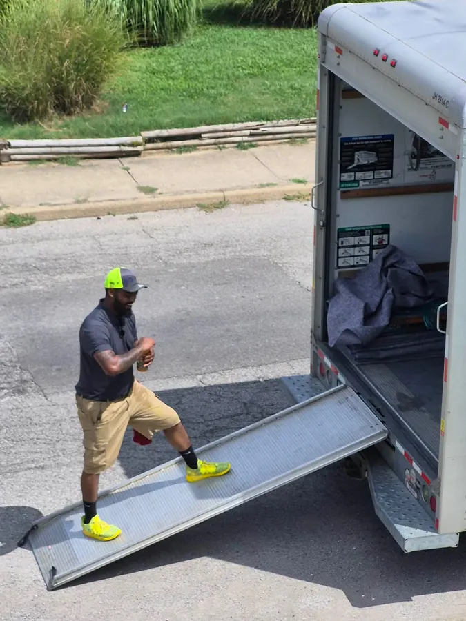 Ready Now Anytime moving crew handling household furniture