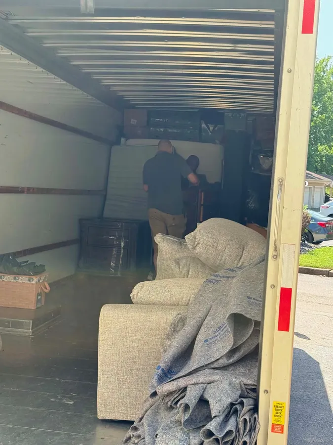 Ready Now Anytime crew working on a local moving job