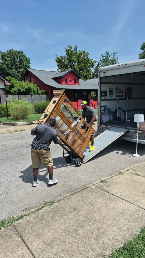 Ready Now Anytime crew working on a local moving job